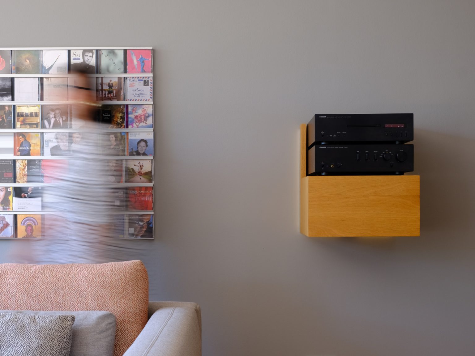 Hi fi modul eiche schublade
