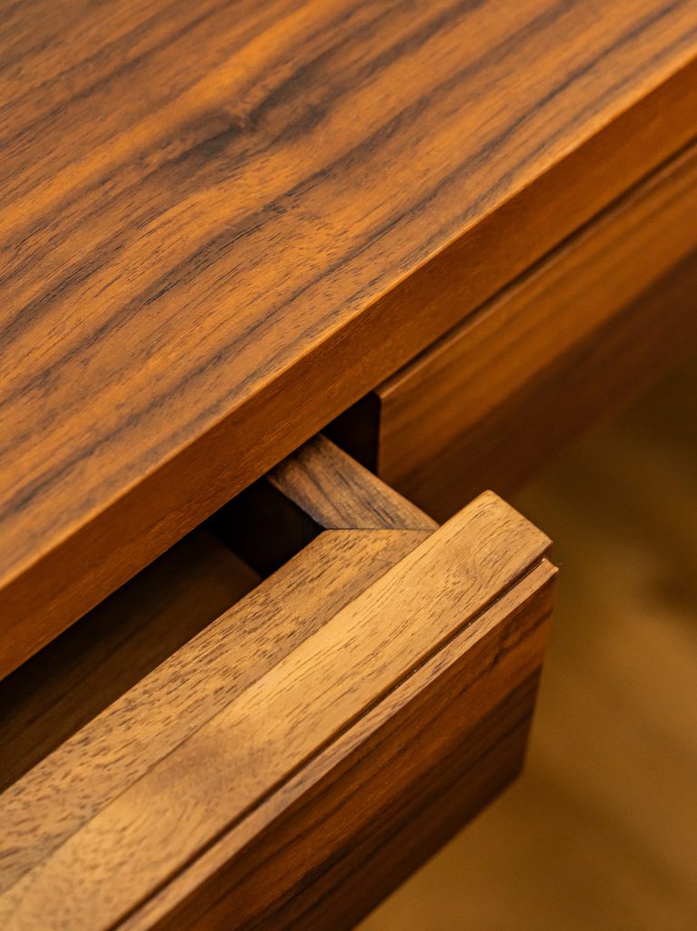 Home office schublade vollholz