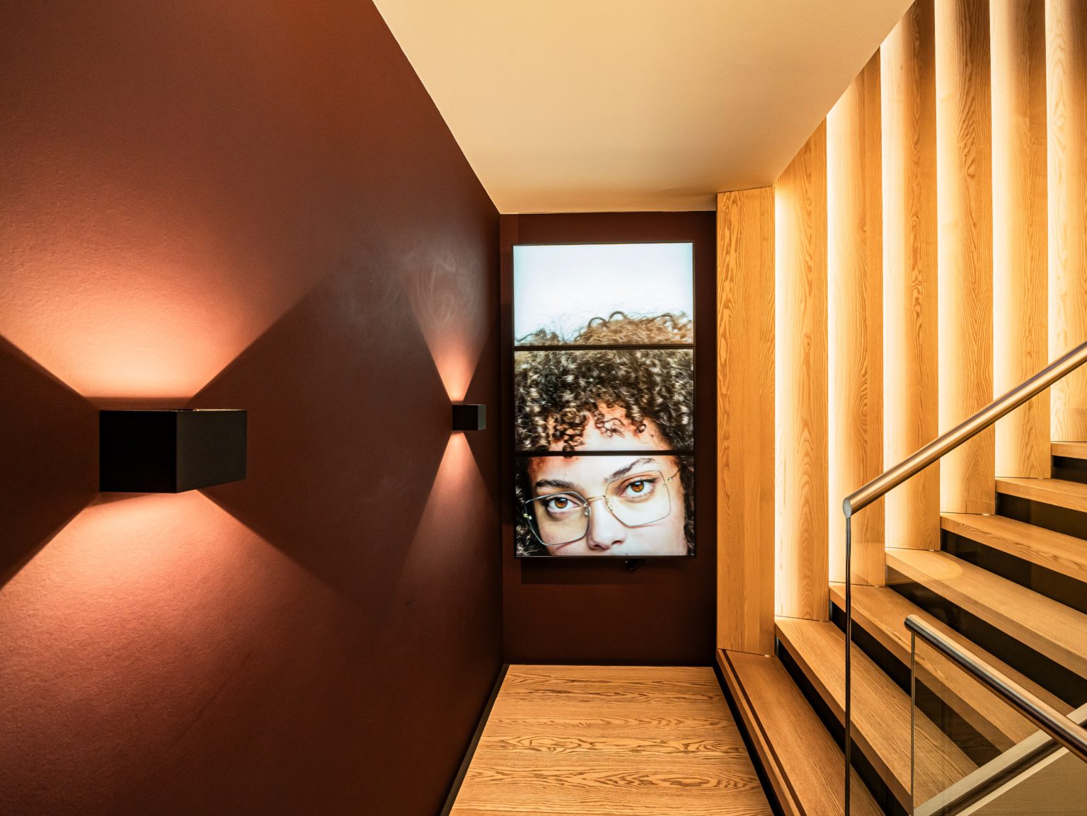Treppe aufgang lamelle lindberg